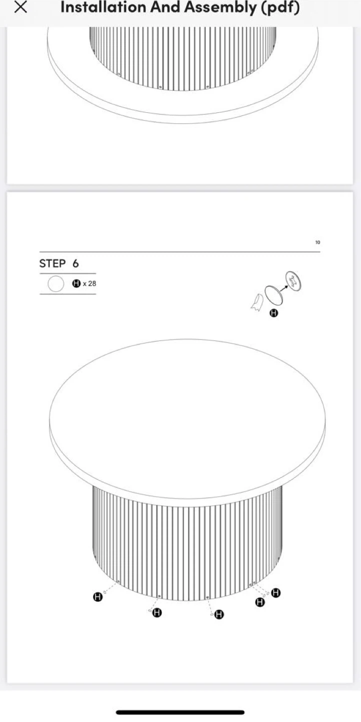Brand New Round Coffee Table for Sale - photo 2
