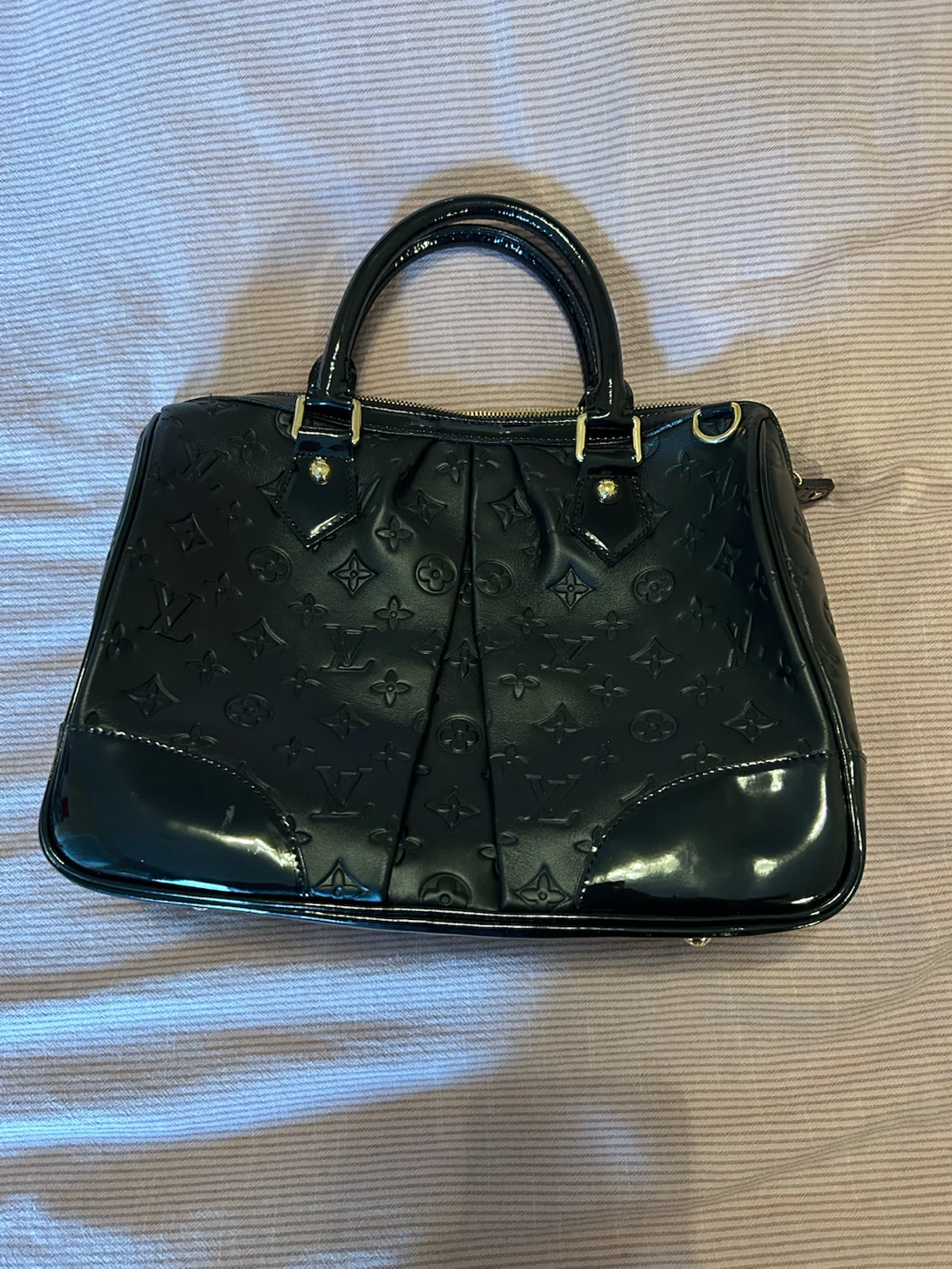Louis Vuitton Monogram Cuir Embossed "Stephen" Bag