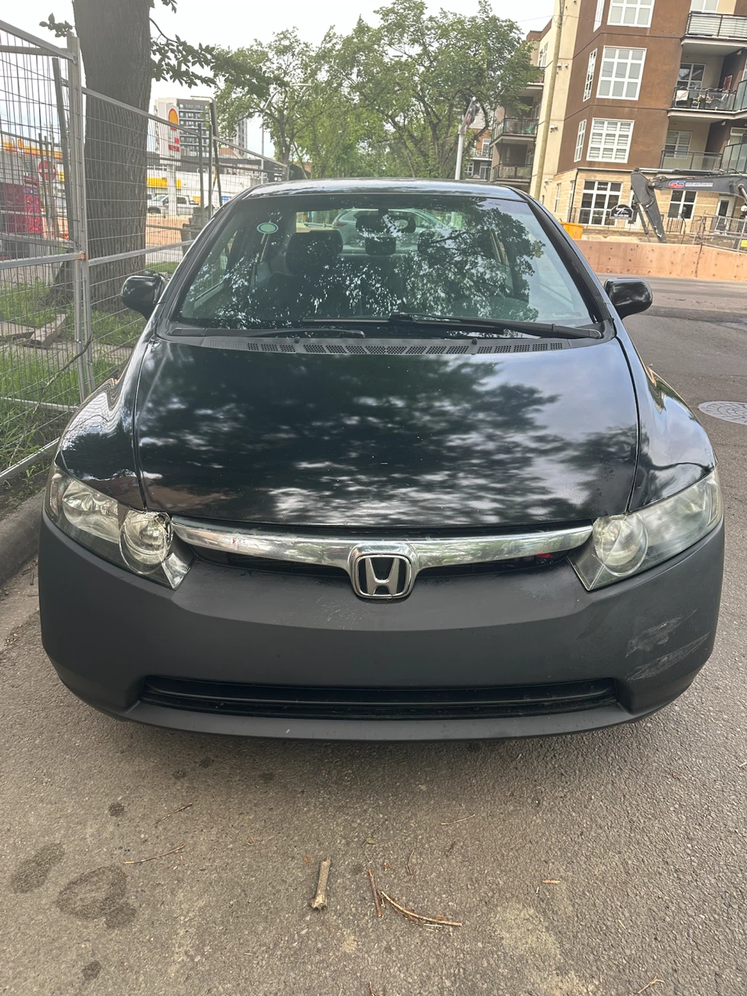 Black Honda Civic Sedan 2010 rebuilt