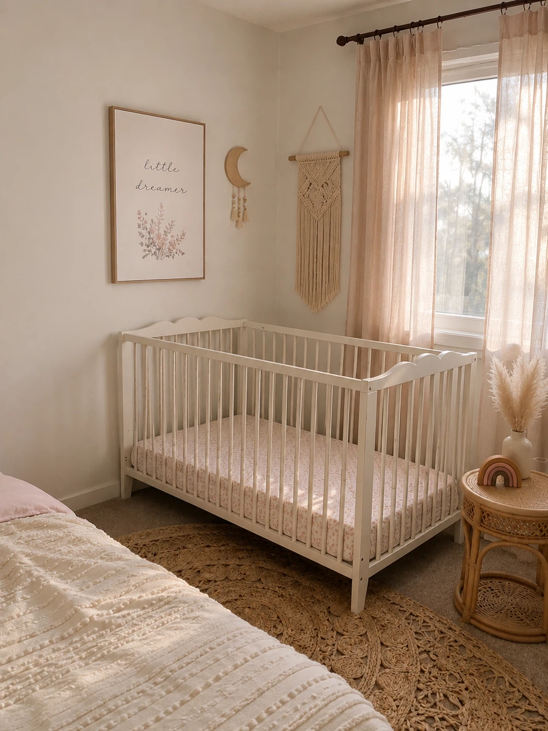 White IKEA Crib