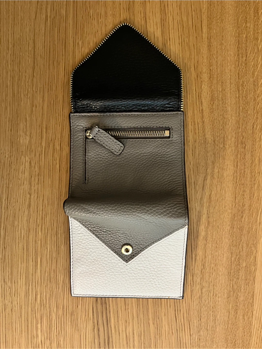 Leather Tri-Colour Wallet - photo 3