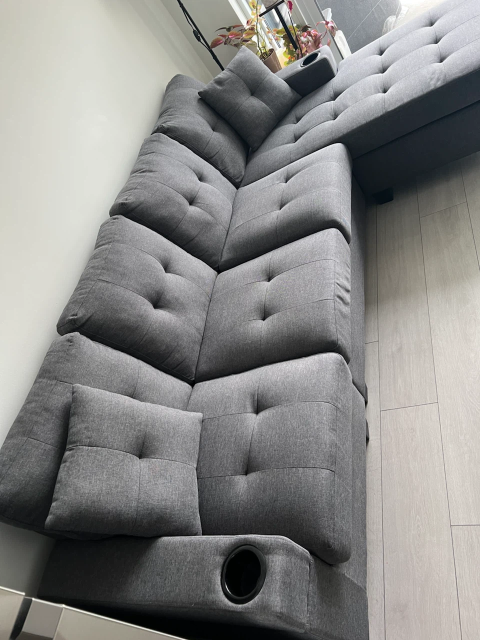 Modern Reversible Sectional Sofa - photo 2