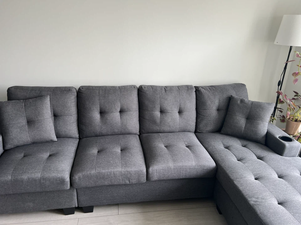 Modern Reversible Sectional Sofa - photo 4