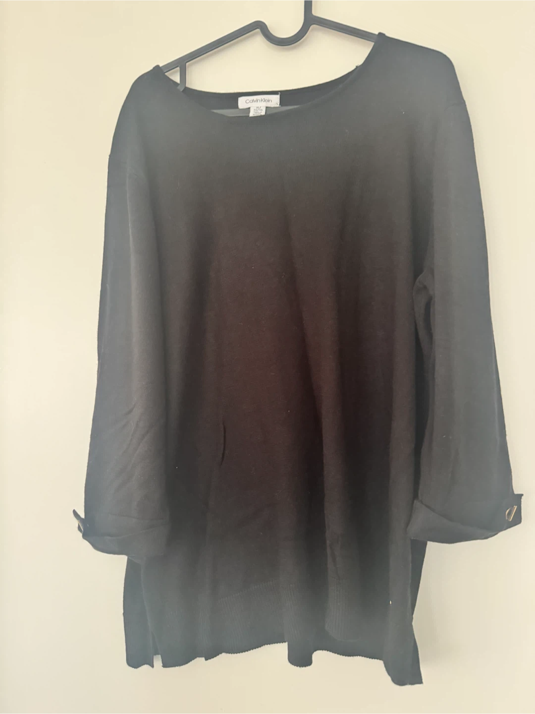 Calvin Klein Black Crew Neck Sweater
