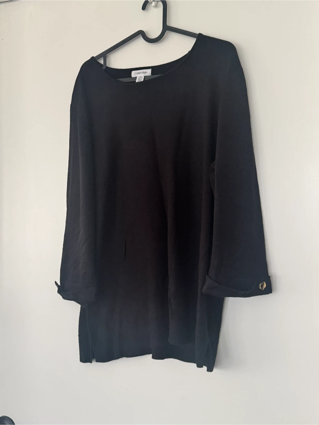 Calvin Klein Black Crew Neck Sweater - photo 2