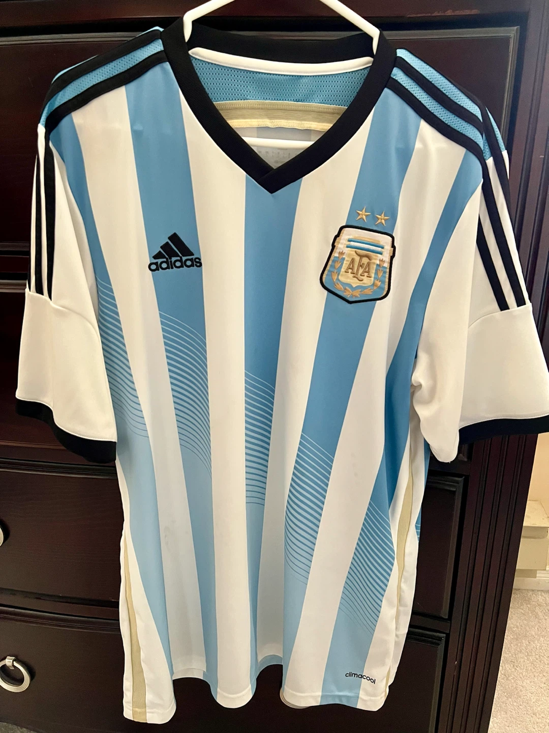 Vintage Adidas Argentina Jersey (2014 World Cup) Size Large - photo 2