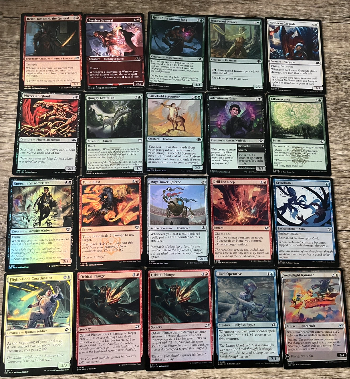 A Lot of Foil Magic Cards