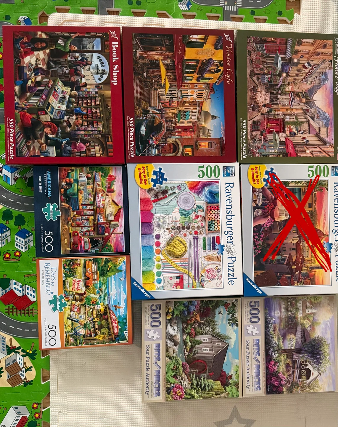 Ravensburger & Other Puzzles - 500 & 550 Pieces - photo 2