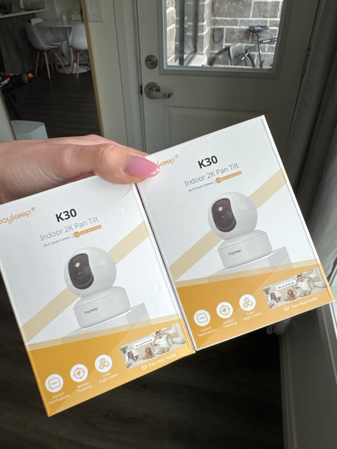 Boykeep K30 Indoor 2K Pan Tilt Wi-Fi Smart Camera - photo 3