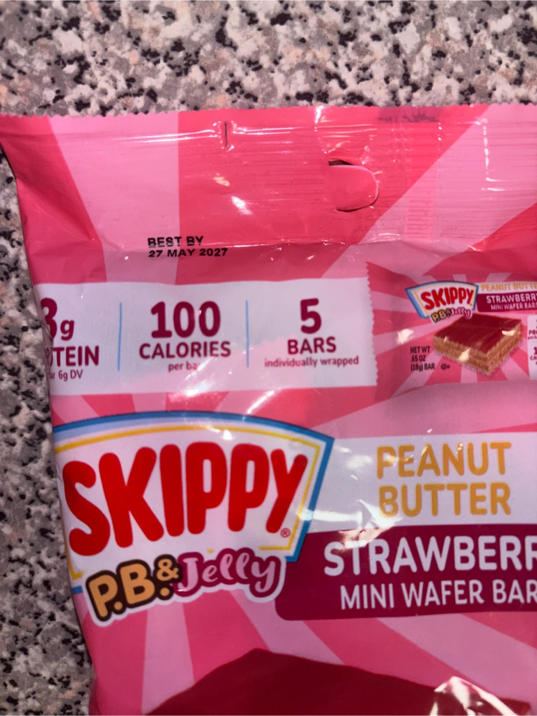 Skippy Peanut Butter Strawberry Mini Wafer Bars - 5 Count - photo 2