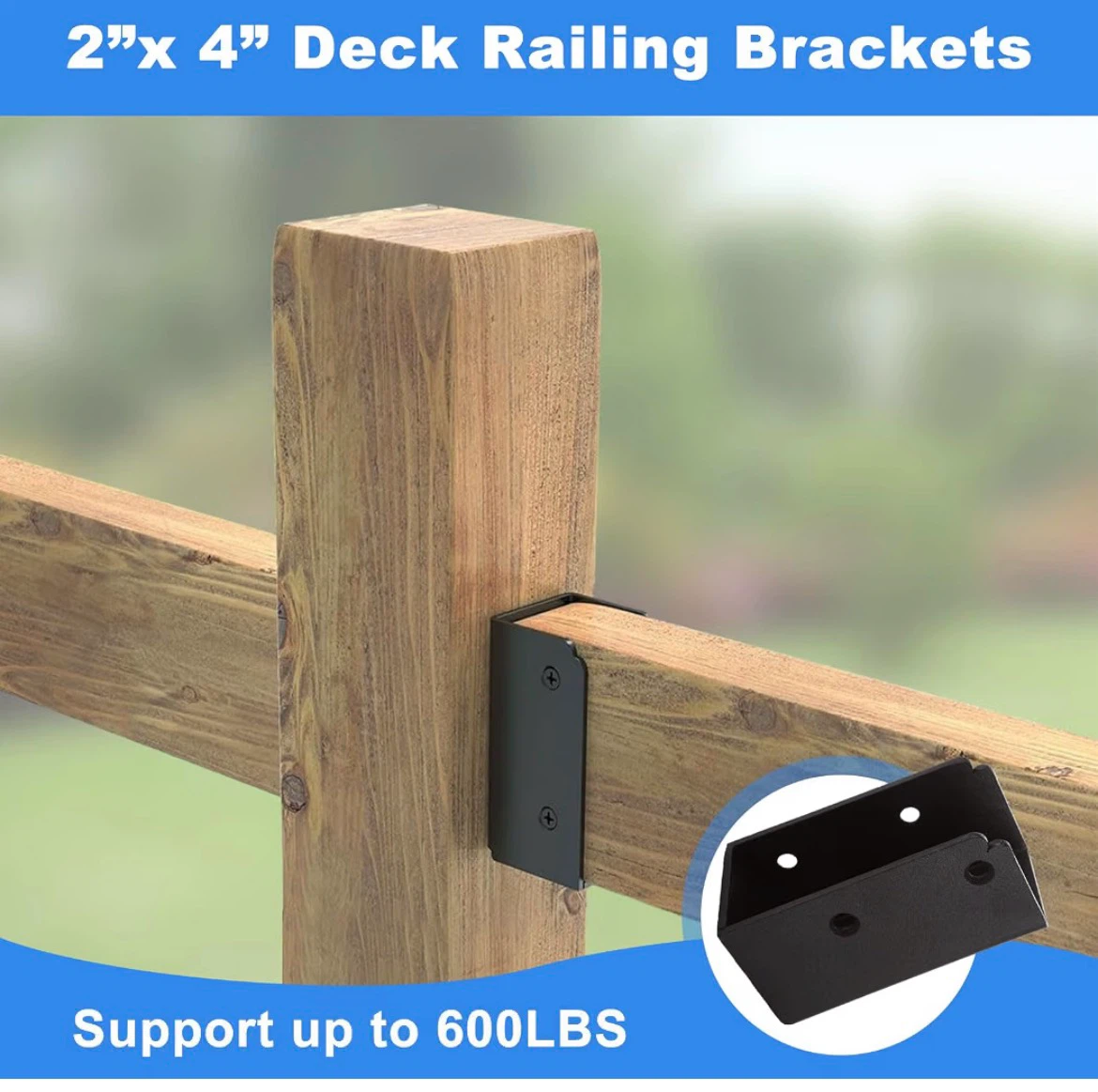 2"x 4" Deck Railing Bracket - photo 2