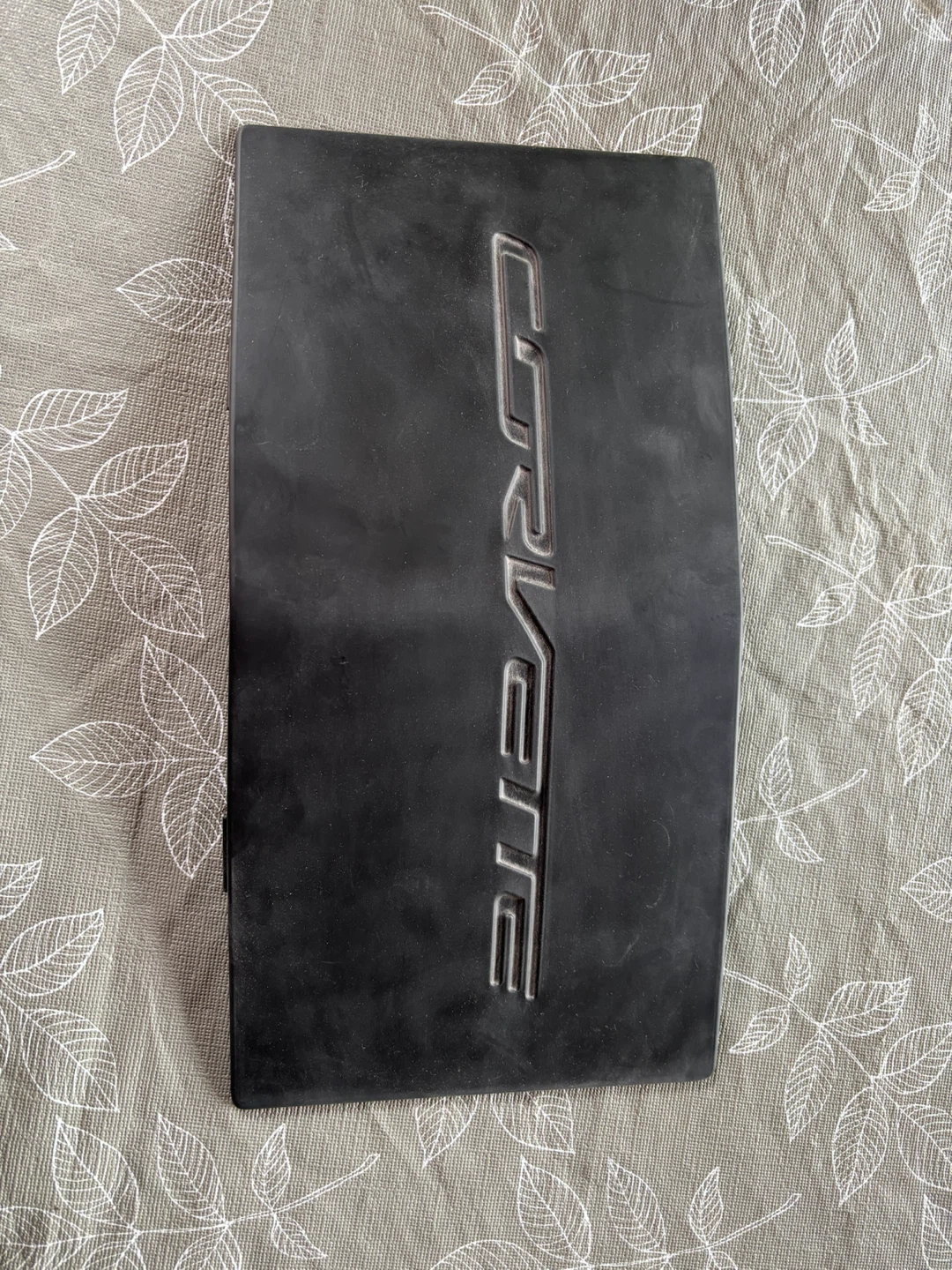 Corvette license plate cover