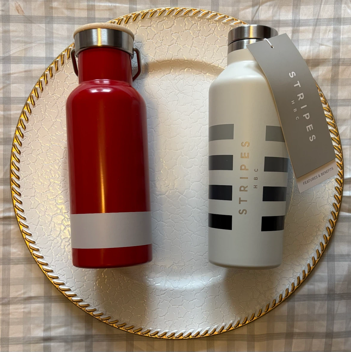 ✨✨STRIPES HBC Water Bottles