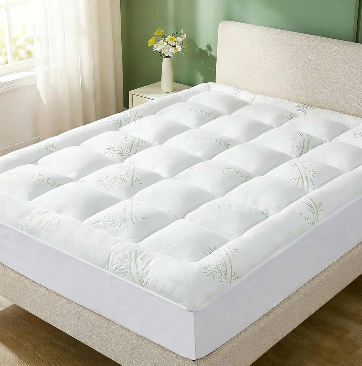 Full Bamboo Mattress Topper – Brand New