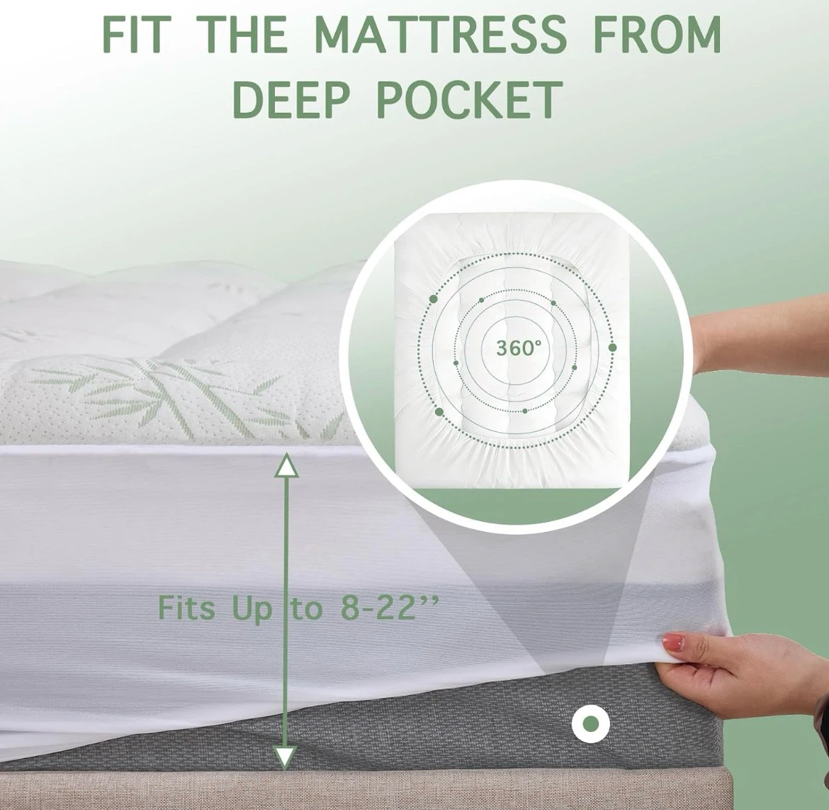 Full Bamboo Mattress Topper – Brand New - photo 5