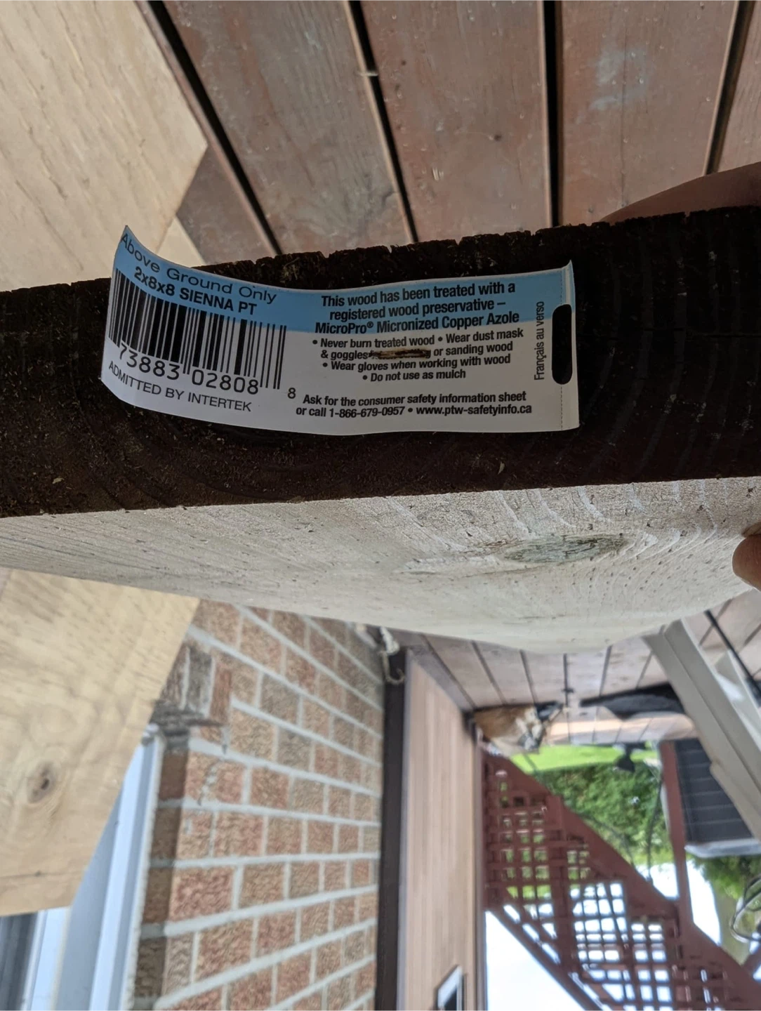 2x8x8 Sienna PT Wood lumber - photo 2