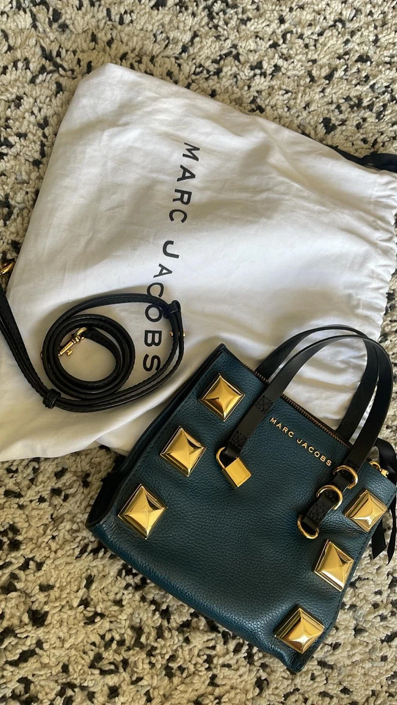 Marc Jacobs Rare Mini Grind Studded Gold Bag - photo 2
