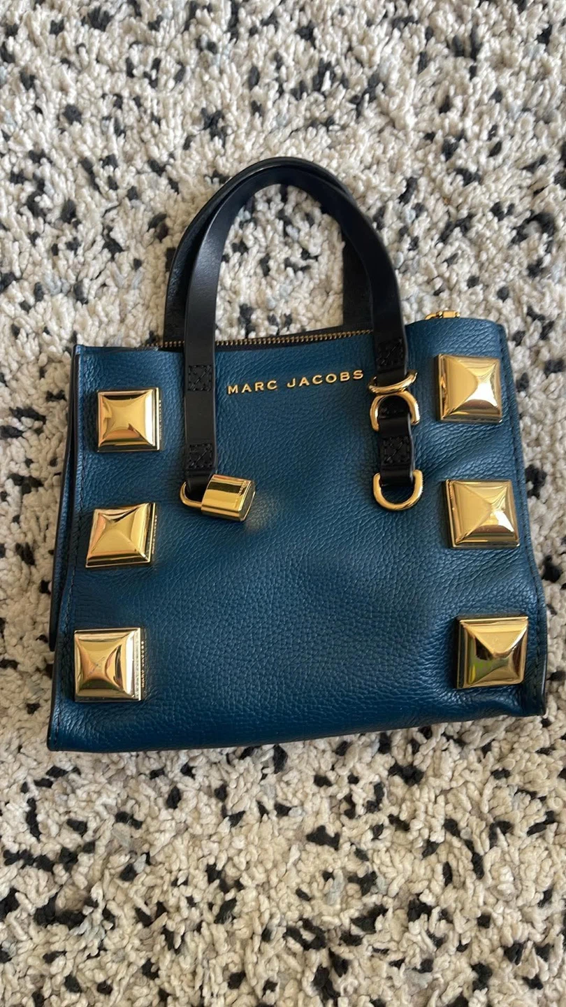 Marc Jacobs Rare Mini Grind Studded Gold Bag - photo 5