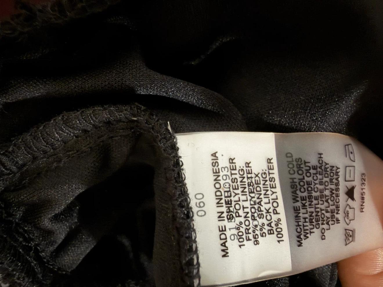Vince Camuto Black Confetti Ready Sheer Top Size S - photo 4