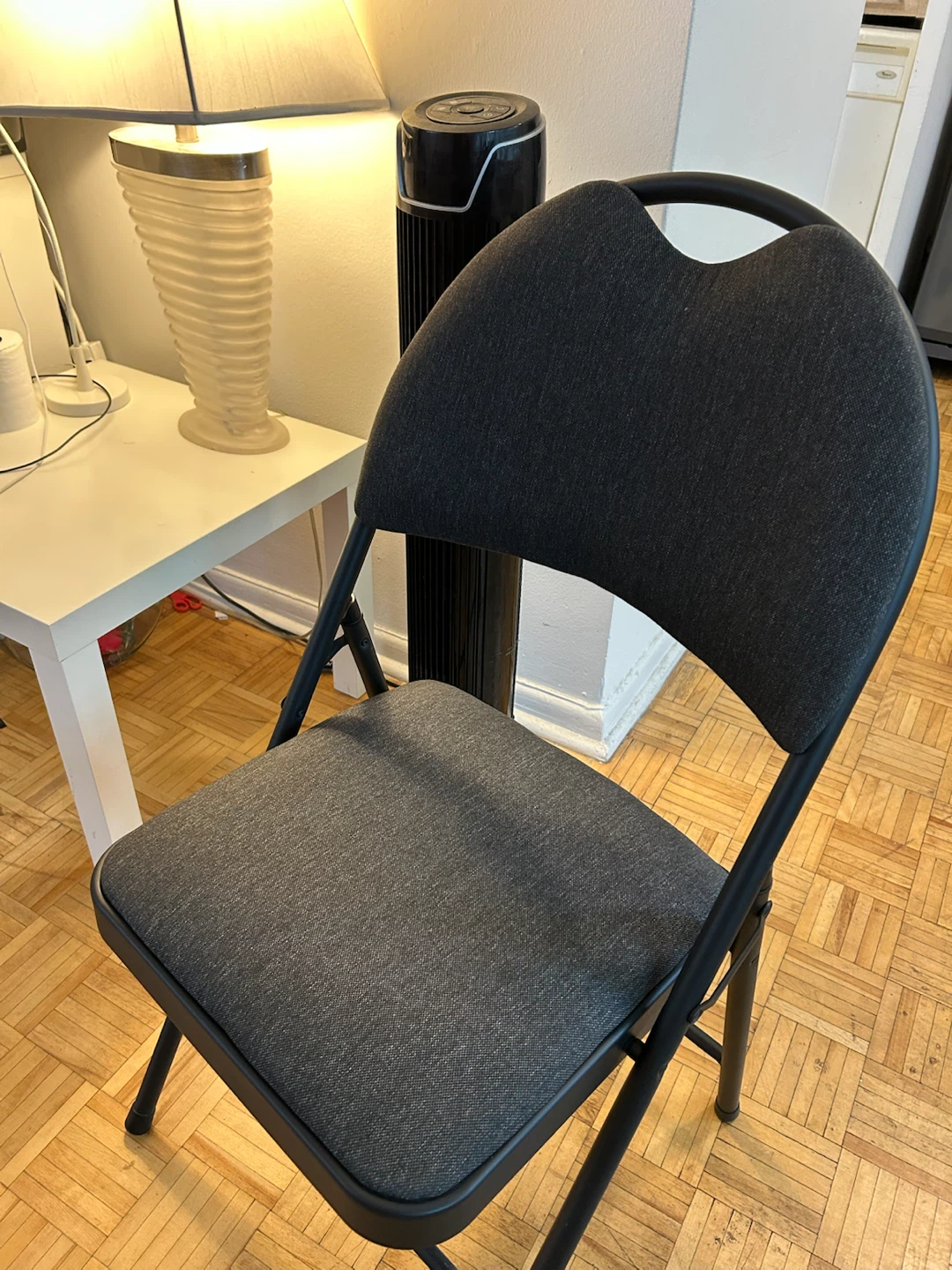 Dark Grey Folding Chair