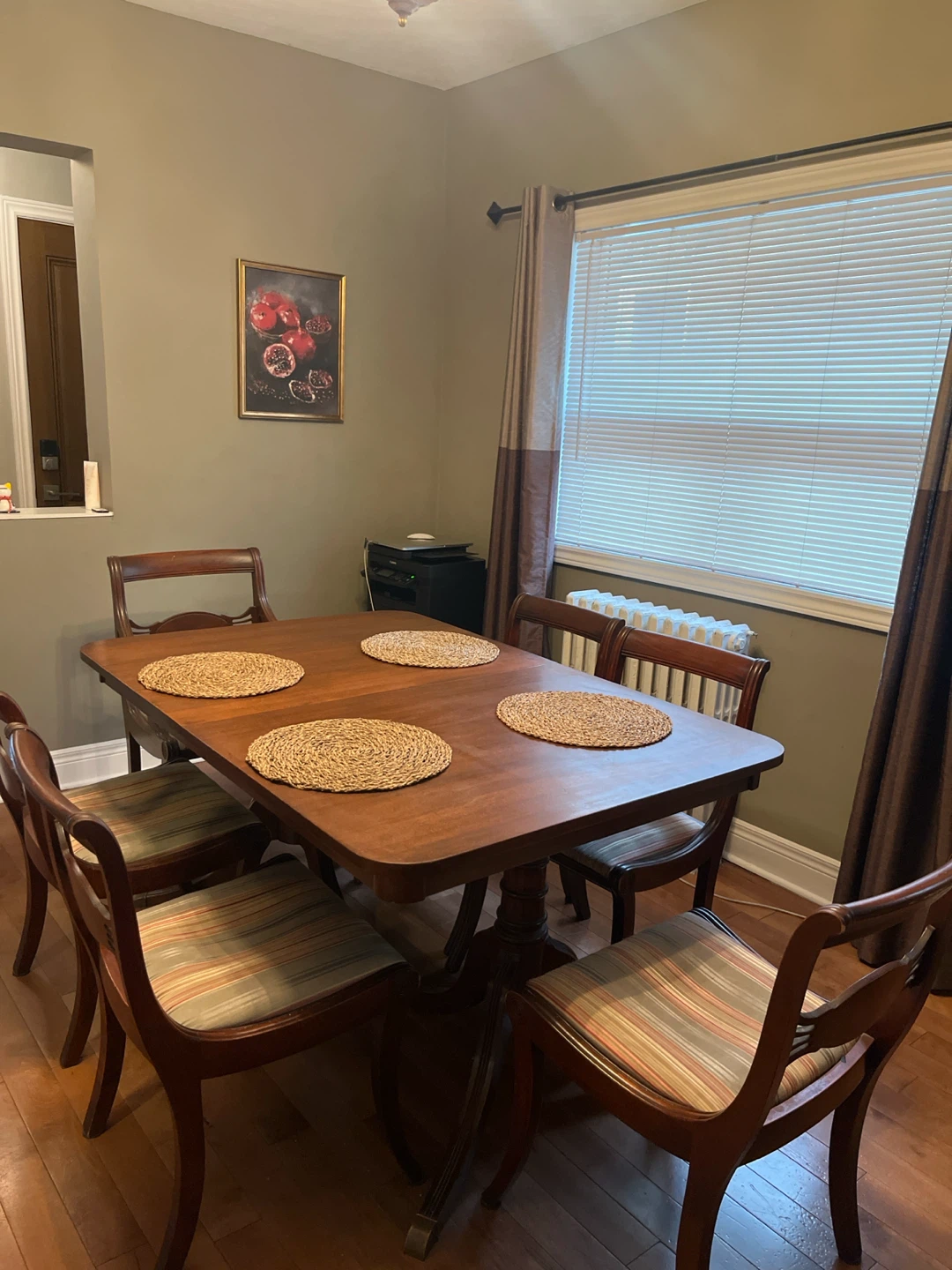 Antique Wooden Dining Table set