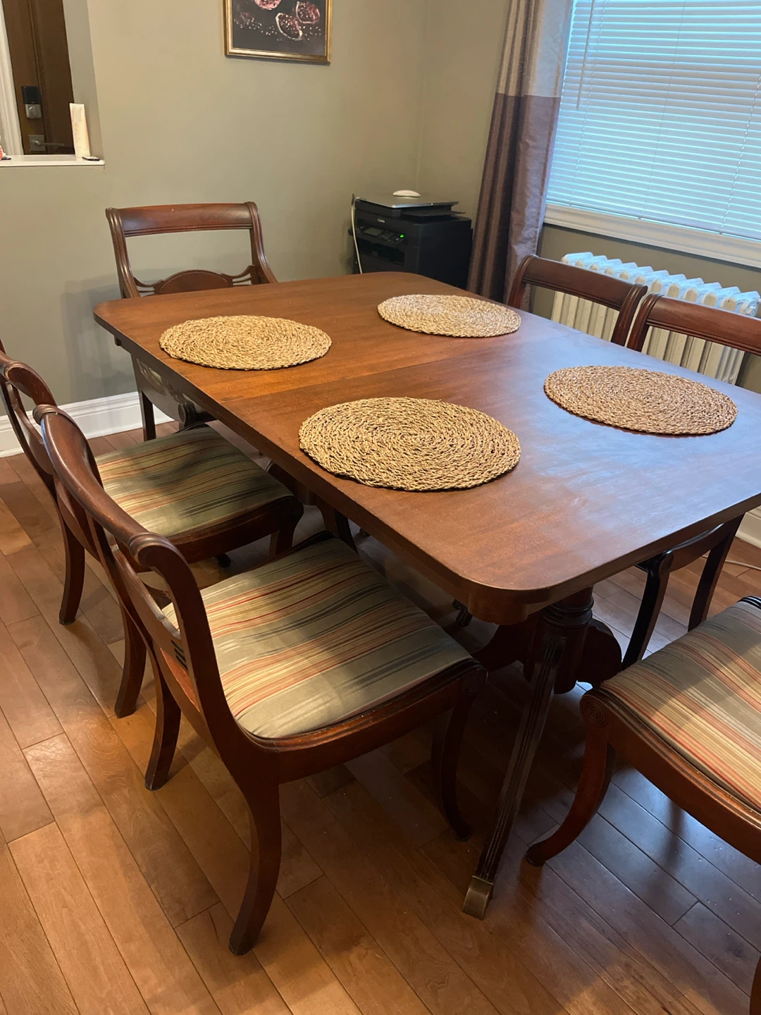 Antique Wooden Dining Table set - photo 2
