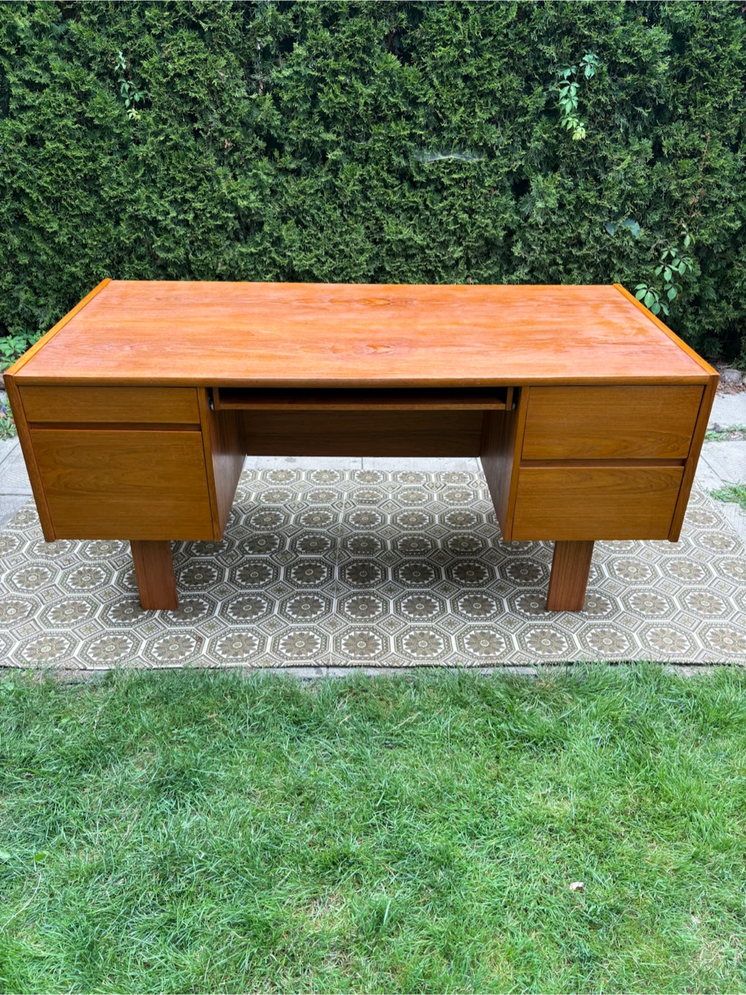 MCM Teak Desk - photo 2