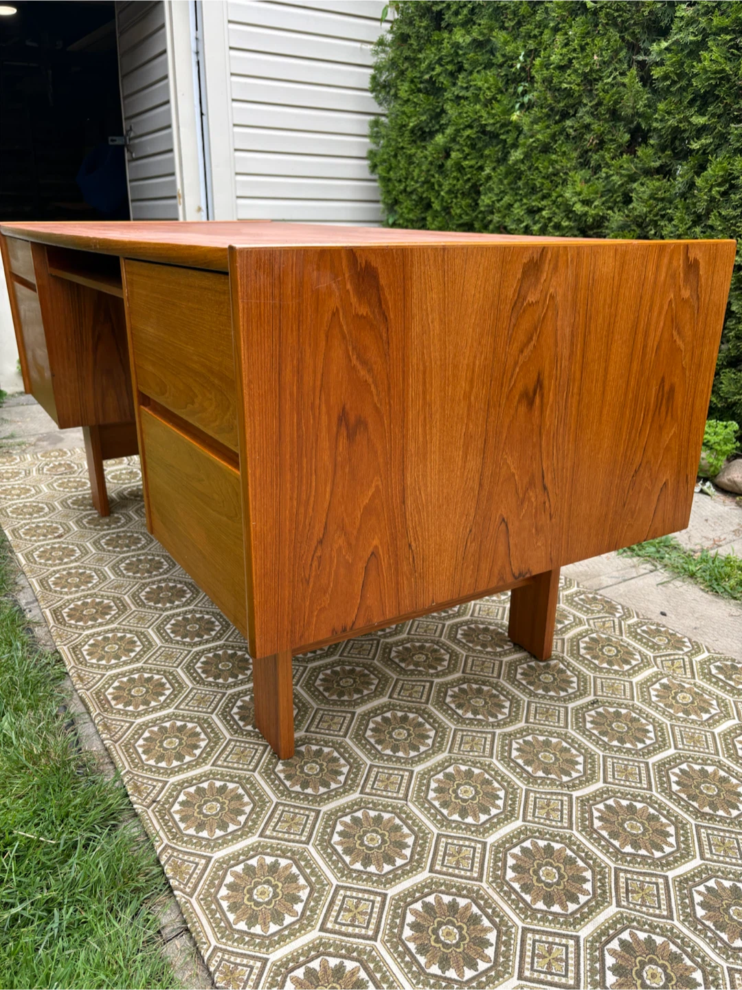 MCM Teak Desk - photo 4