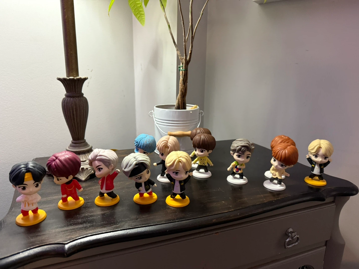 Collection of 11 K-Pop Figurines