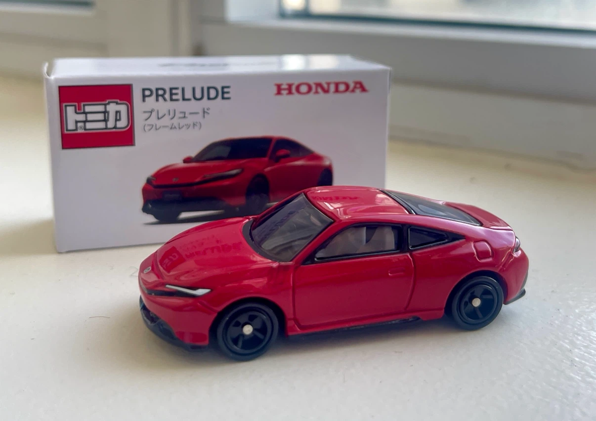 Limited Edition Tomica Red Honda Prelude
