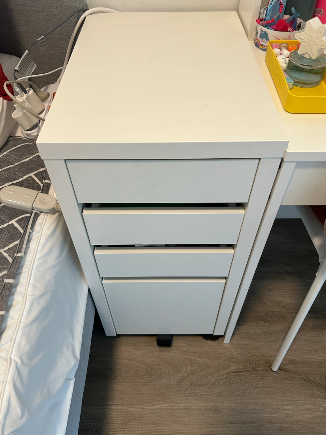 IKEA MICKE Drawer unit/drop file storage white - photo 2