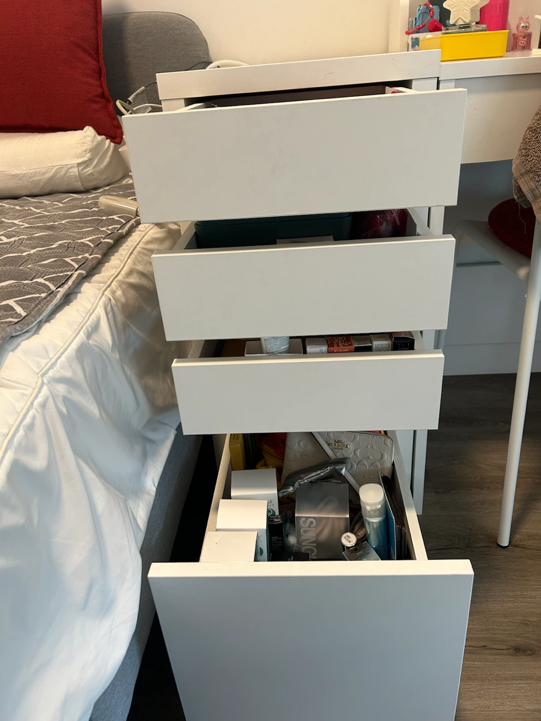 IKEA MICKE Drawer unit/drop file storage white - photo 4
