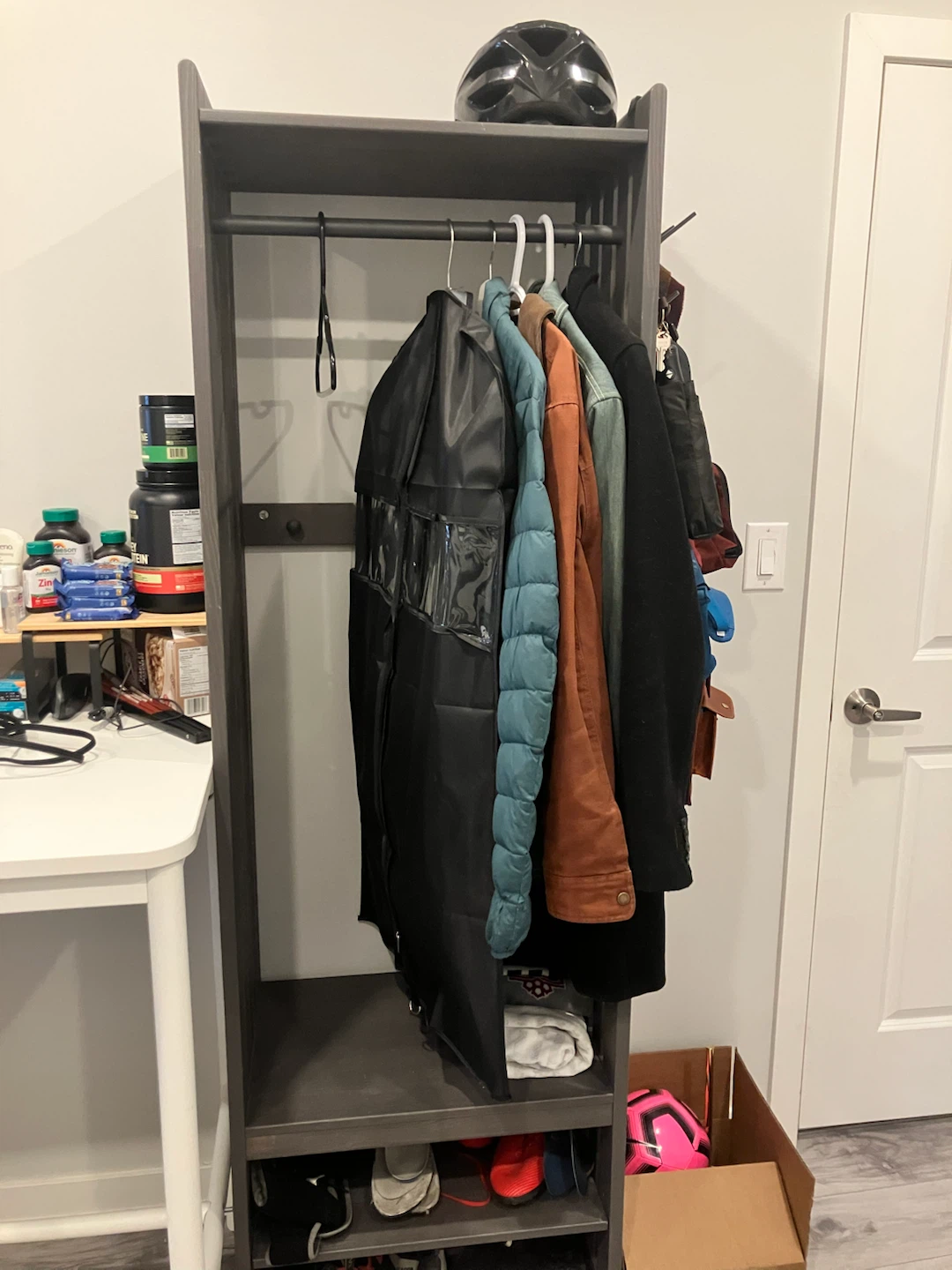 IKEA PANGET Coat Rack with Shoe Storage - photo 2