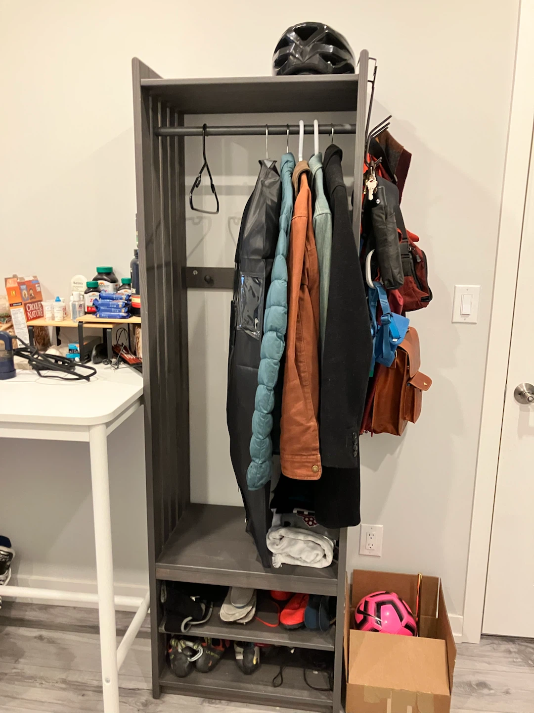 IKEA PANGET Coat Rack with Shoe Storage - photo 3