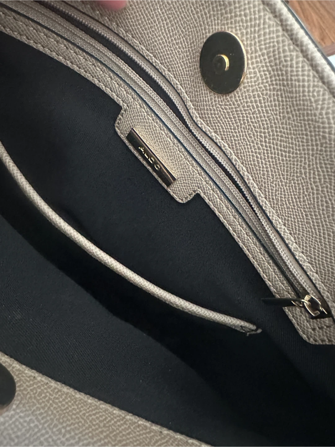 ALDO beige structured tote bag - photo 3
