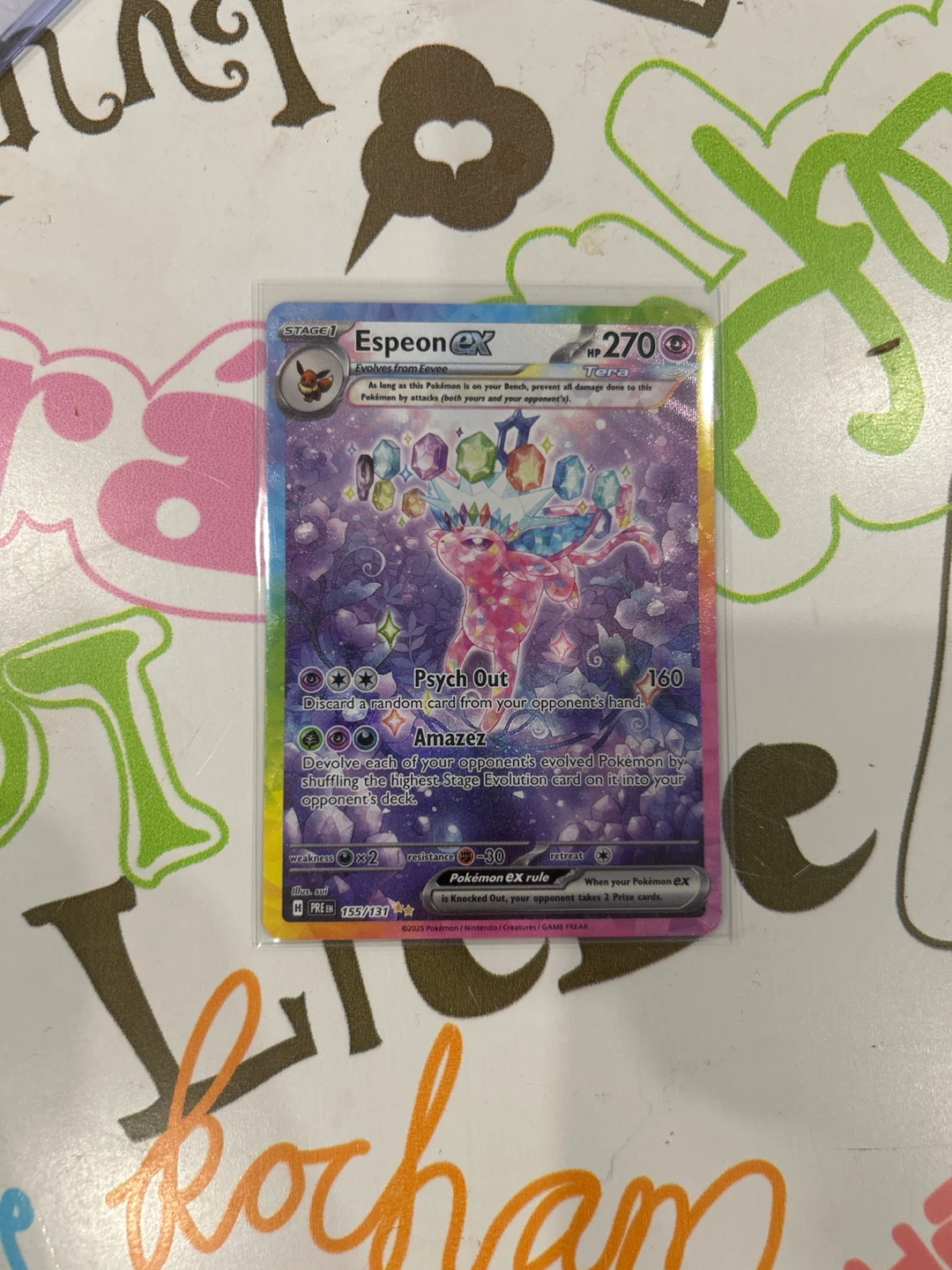Espeon EX Special Illustration Rare - Prismatic Evolutions - photo 3