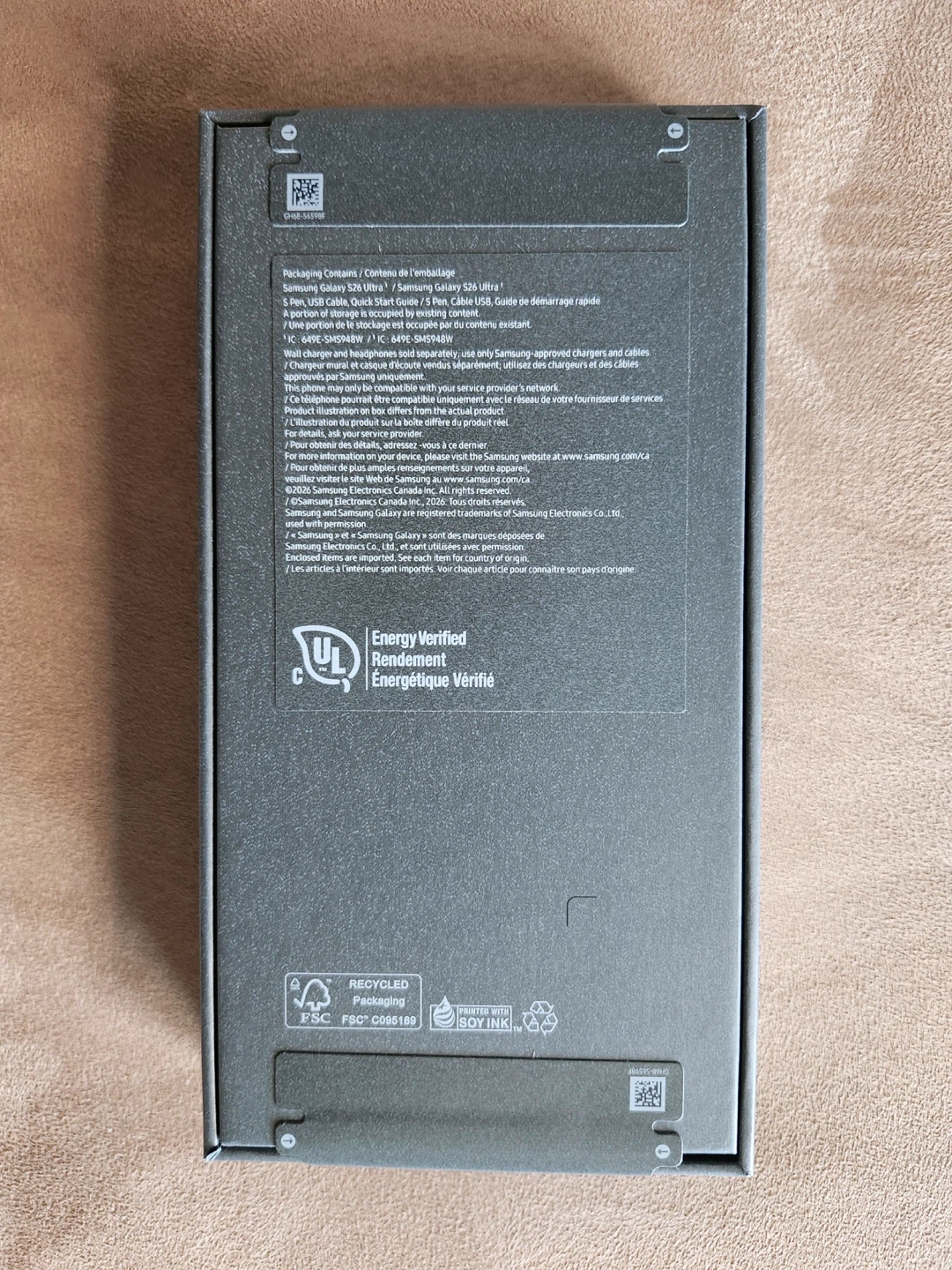 Brand New Samsung Galaxy S26 Ultra (256GB) – Titanium Black - photo 3