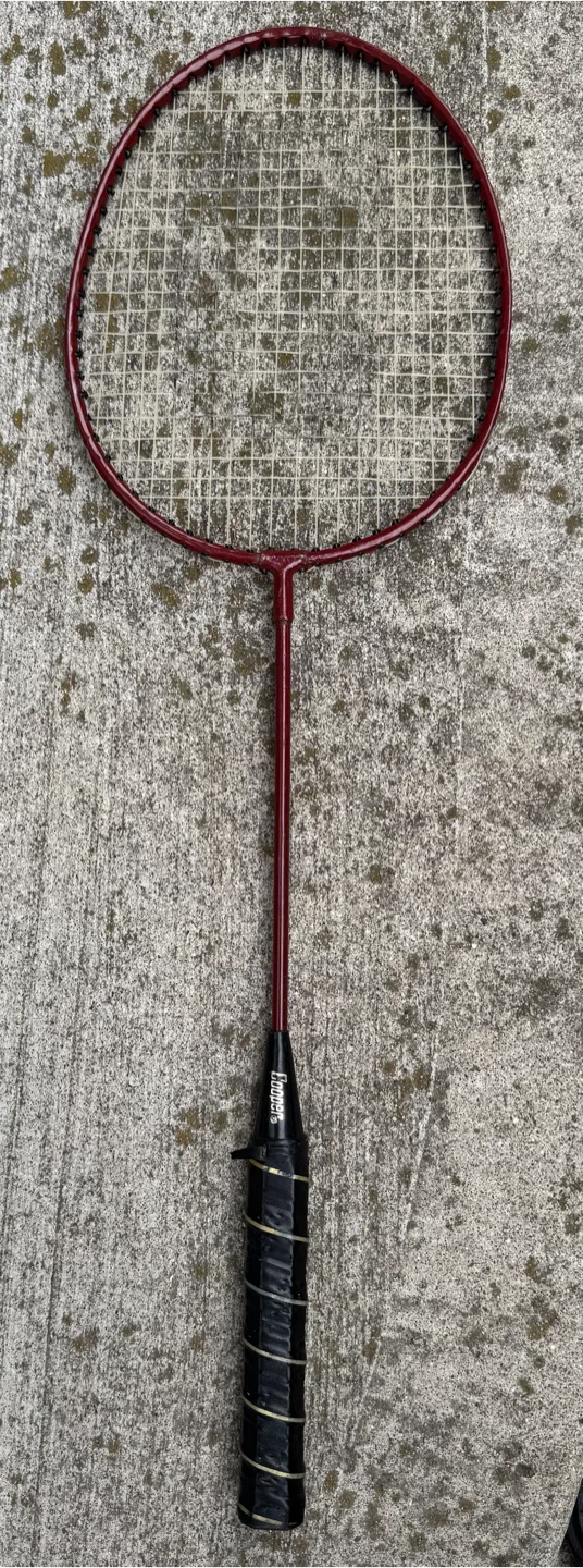Red Badminton Racquet