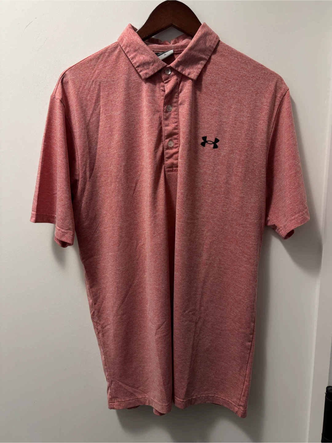 Golf polos . Light pink Under Armour / Black Adidas - photo 2