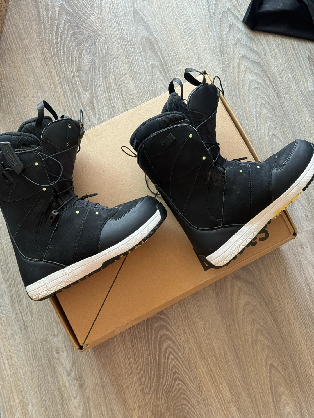 snowboard boots (barely used)
