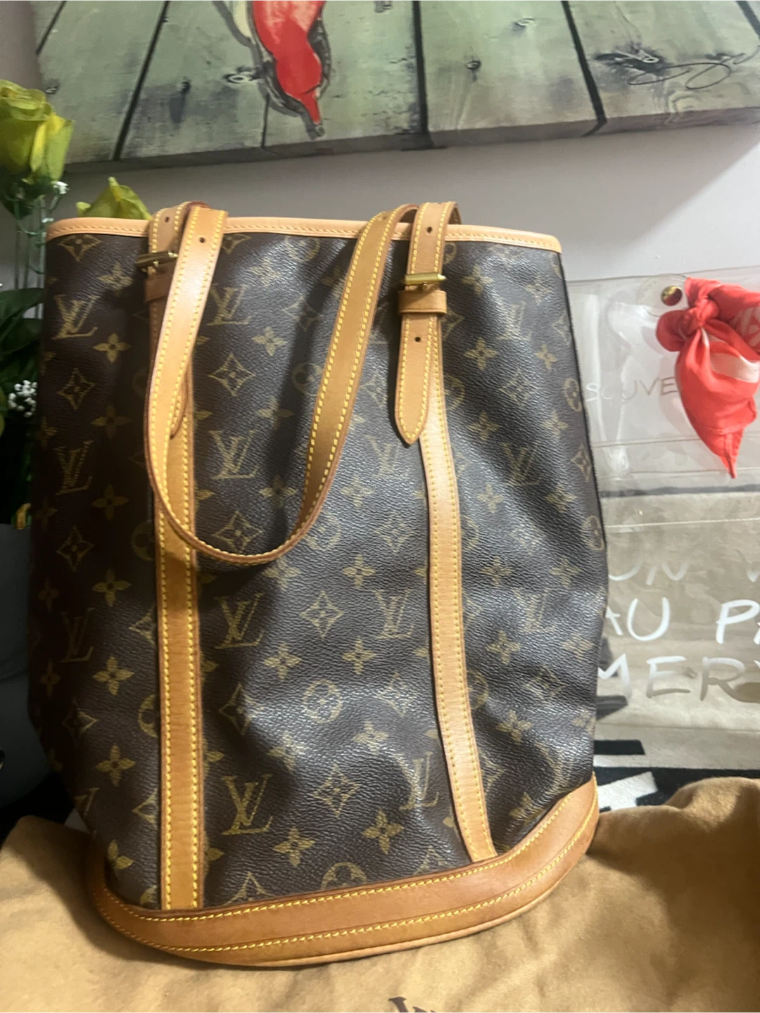 Louis Vuitton Monogram Bucket Bag