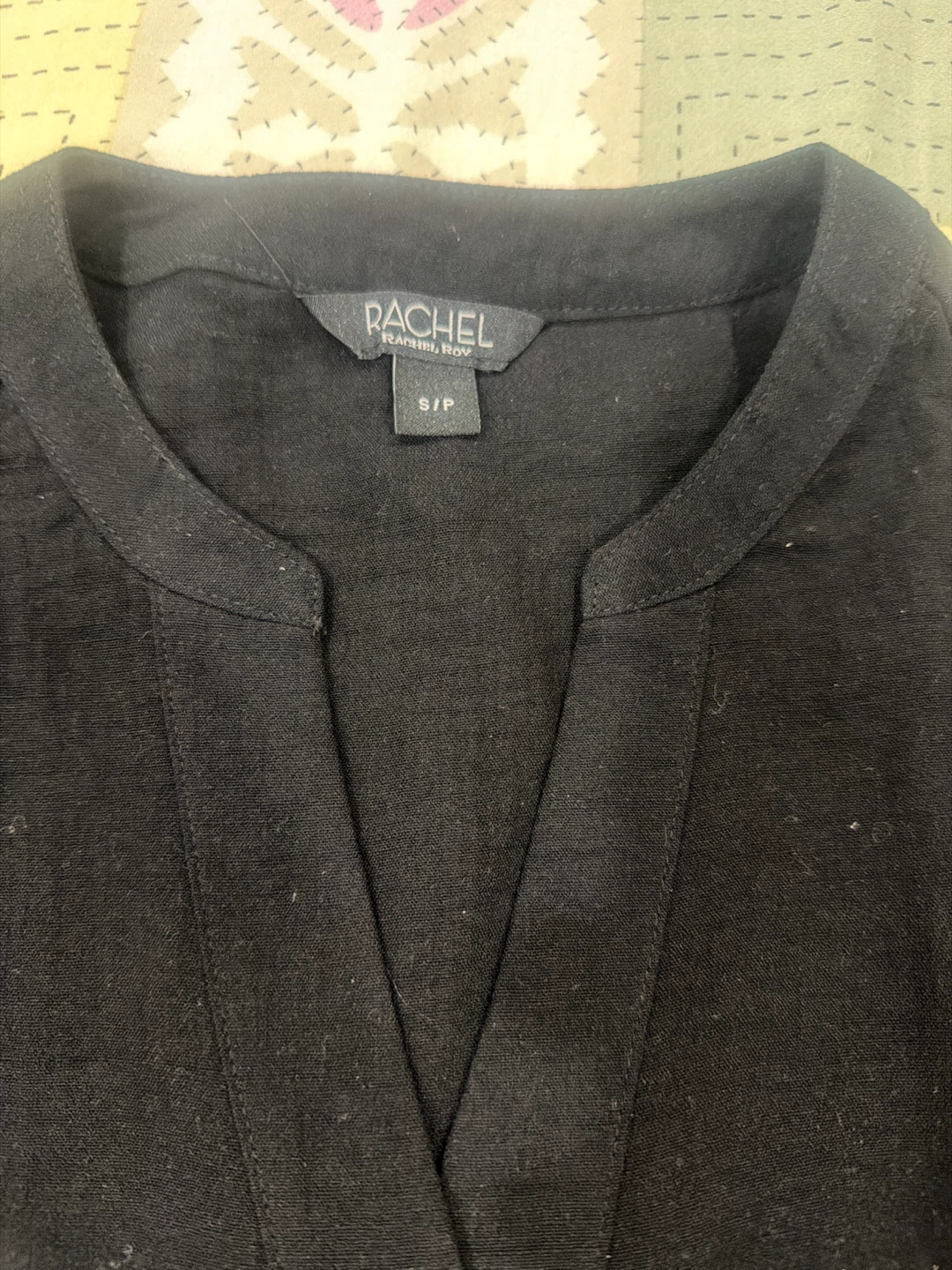 Rachel Rachel Roy Black V-Neck Top - photo 2