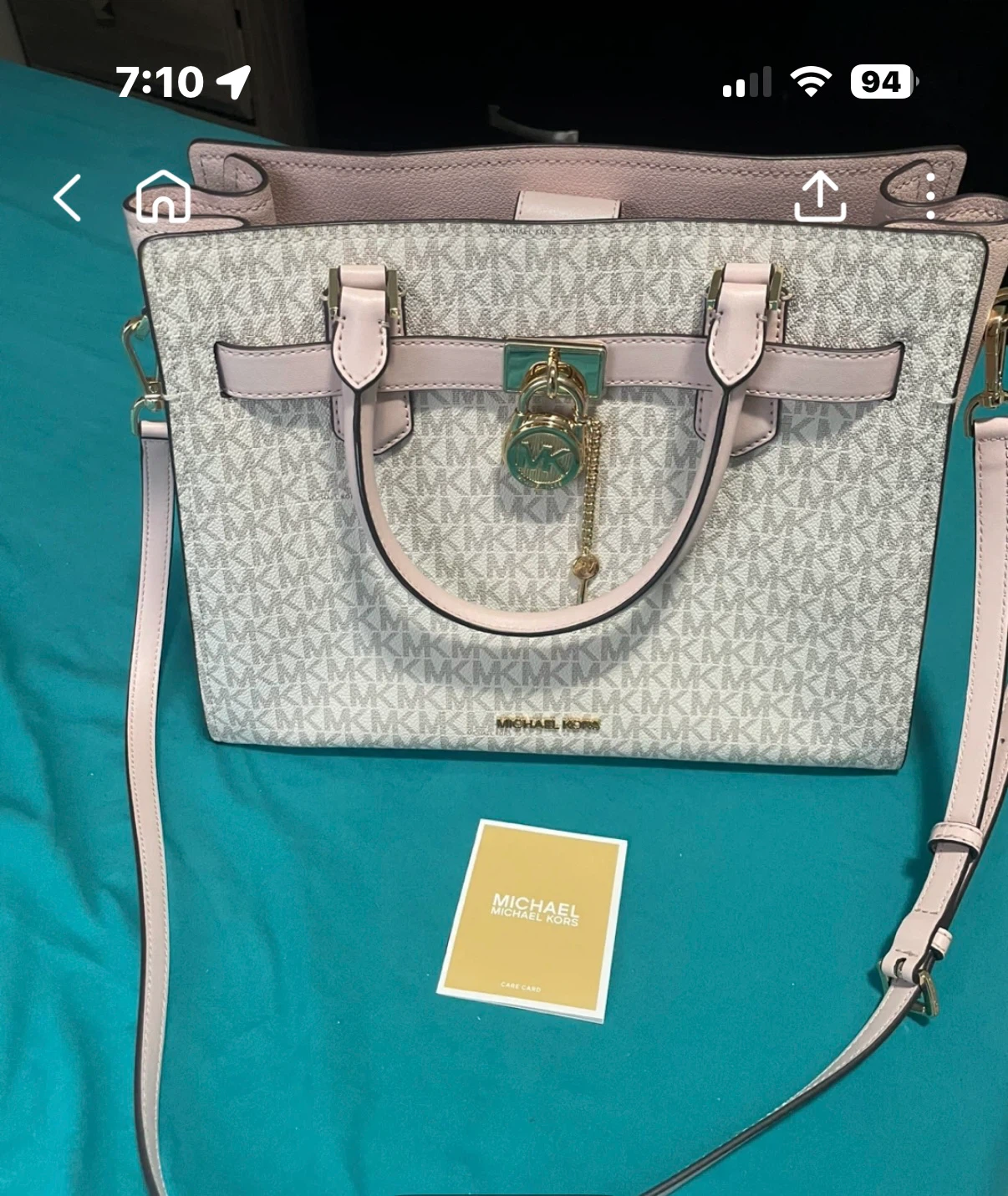 Michael Kors Handbag with Pink Trim - photo 3