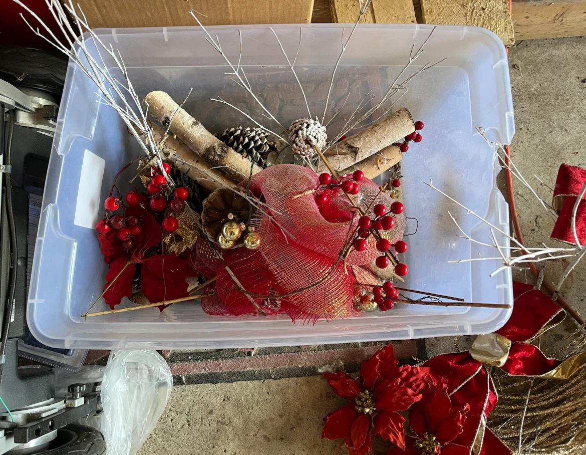 Christmas Decorative Branches and Ornaments - photo 2
