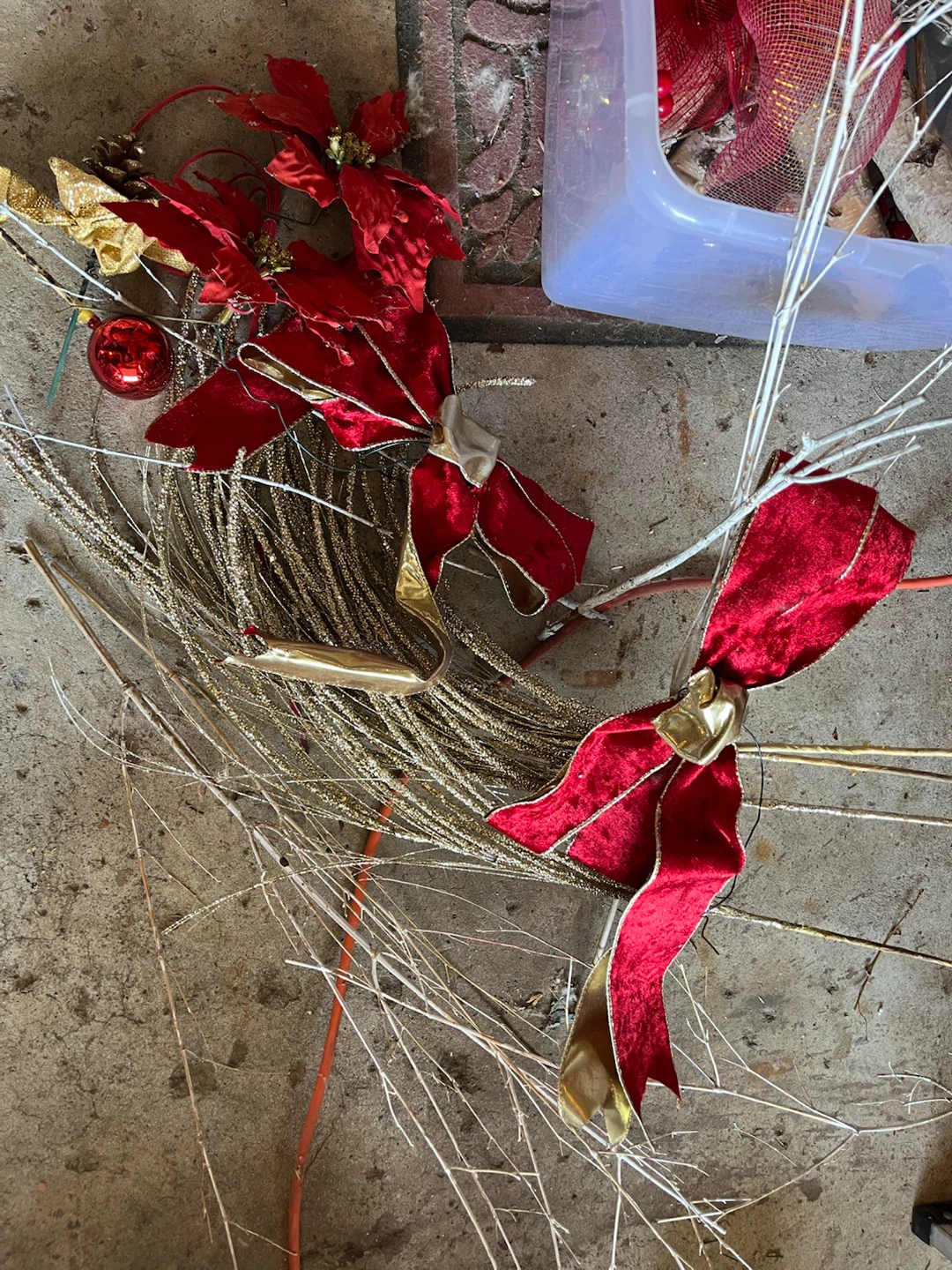 Christmas Decorative Branches and Ornaments - photo 3