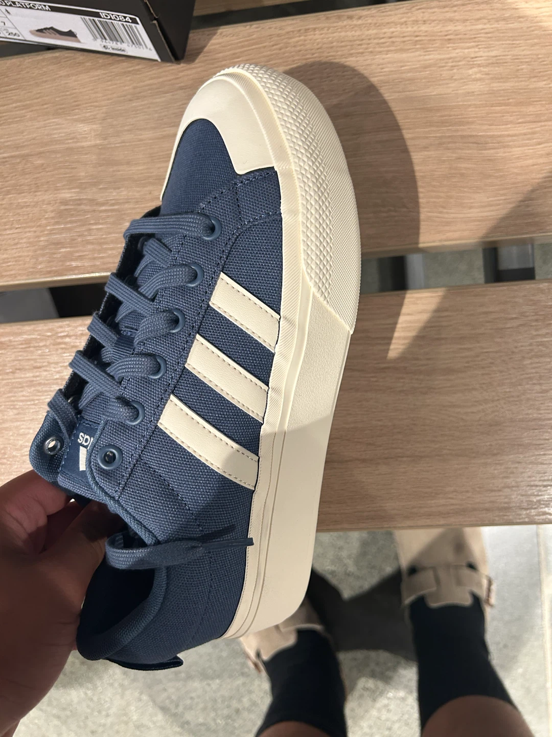 Adidas Bravada 2.0 Platform Shoes – Navy/Cream - photo 3