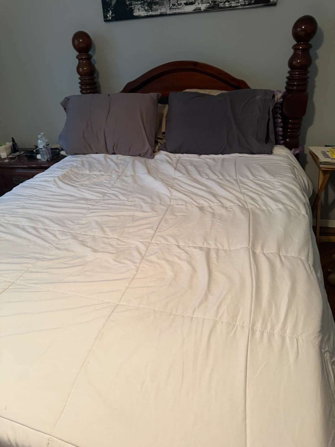 Solid wood queen bedroom set - photo 2