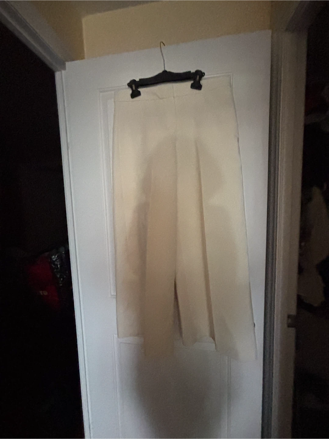 Mango Cream Wide Leg Trousers, size 10 - photo 2
