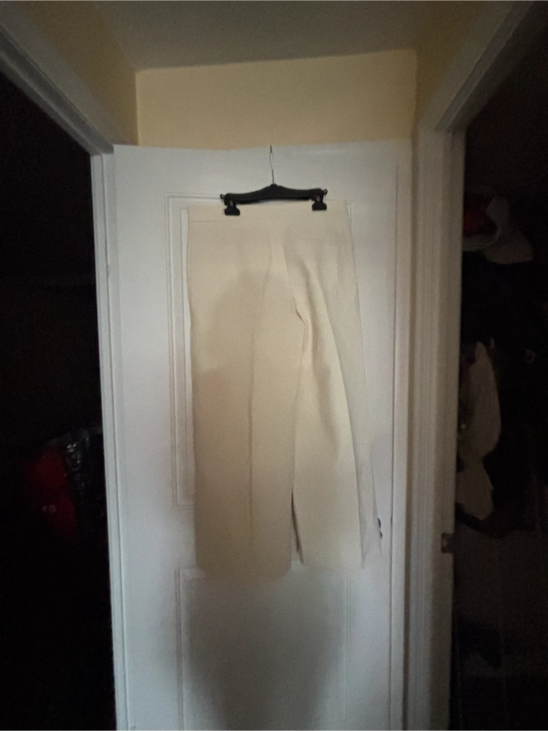Mango Cream Wide Leg Trousers, size 10 - photo 4