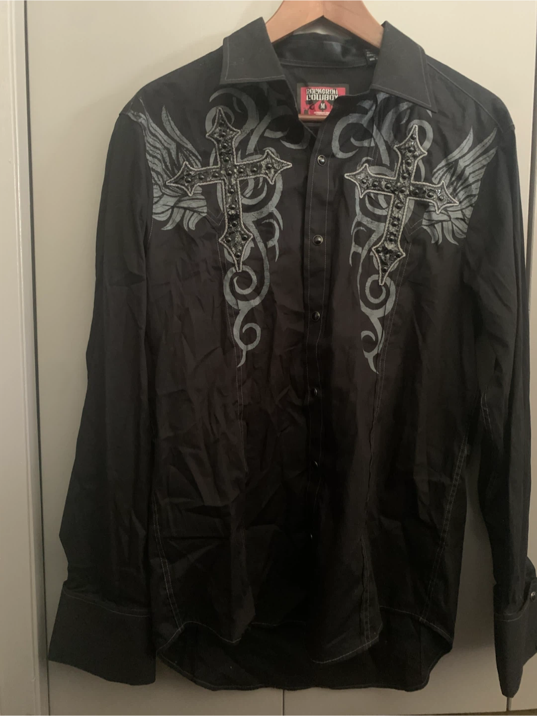 Rock&Roll Cowboy “Panhandle Slim” Embroidery shirt